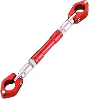 Adjustable Bracket Universal Motorcycle Handlebar Bracket 22mm Motorbike Grips Handle Bar Steering Wheel Strengthen Brace Adjustable Cross Bar (Color : Red)
