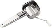Tredoni Stainless Steel Parsley Mincer Grater with Lid, Herb Mill Garlic/Onion Grinder Chopper