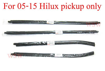 FOR TOYOTA HILUX 2005-2015 WINDOW GLASS SEALS DOOR BELT WEATHER STRIP SR5 06 08