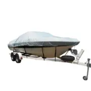 Carver Flex-Fit Pro Polyester Size 4 Boat Cover fits V-Hull & #79004