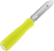 Multifunctional Stainless Steel Peeler and Scraper for Fruits and Vegetables Efficient Kitchen Tool for Carrots Potatoes and Fish Scales Plastic Handle Essential Food Prep