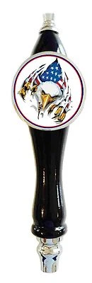 Eagle Amercian Flag Beer Tap Handle knob tapper for Kegerator Faucet