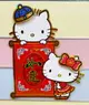 【震撼精品百貨】Hello Kitty 凱蒂貓 三麗鷗 KITTY華麗如意門貼#78022 震撼日式精品百貨