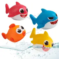 在飛比找蝦皮購物優惠-Baby shark 鯊魚寶寶 碰碰狐 搪膠玩具洗澡玩具沙灘