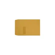 LUX 9 x 12 Open End Window Envelopes 500/Pack 28lb. Brown Kraft (1590BK-500)