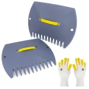 Leaf Scoops Hand Rakes for Picking Up Leaves Grass Clippings Lawn Debris