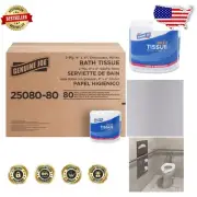 Standard Bath Tissue: 550 Sheets/Roll, 2-Ply Softness - Ideal for High Traffic