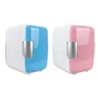 Mini Fridge Removable Storage Grid Portable 4 Liters for Dorm Cabin Office