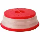 NEW TOVOLO COLLAPSIBLE MICROWAVE COVER Food Protector BPA FREE RED
