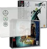 MALKO Video Game Protector Case Compatible with: Double PS1 games & Music Double CD Jewel Case | 10 Pack