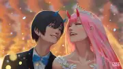 Anime darling in the franxx zero two code016 girls Playmat Game Mat Desk