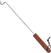 BBQ Food Turner - Meat Turner Hook - Barbecue Accessories, Food Turning Tool for Ribs, Chicken, Hot Dogs, Vegetable