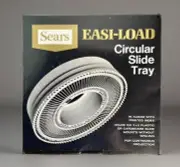 Vintage Sears Easi-Load Circular Slide Tray - Factory Sealed Box. NEW