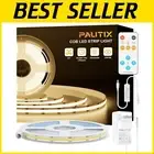 UL Listed 32.8ft LED Strip Light - Dimmable Warm White COB 6000 Lumen