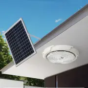 100/60W LED Solar Ceiling Light Pendant Light Outdoor Indoor Solar-Power Lamp With Line Corridor Light For Garden Decora