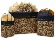 LEOPARD SAFARI Design Party Gift Paper Bag ONLY Choose Size (CLOSEOUT)