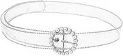 [ANDRESLAD] Imitation Pearl Waist Belt for Women Adjustable Decorative Girdle for Dresses Casual Formal Wear Elegant Design Versatile Accessory to Enhance Outfits