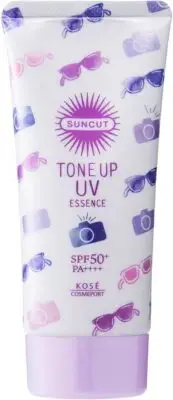 NEW KOSE SUN CUT Tone-up UV Essence Sunscreen SPF50+ PA++++ 80g from Japan