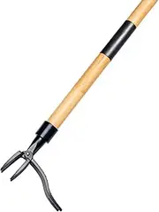 OMYPOTT Weed Puller Tool with Ergonomic Grip – Effortless Root Removal Leverage Tool, Heavy-Duty Steel Weed Extractor for Gardens & Lawns, (Fits Standard 2.5cm Rods, Rod Not Included)