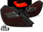 Luces traseras traseras for Opel Corsa D 3 puertas 2006-2014 rojo humo LED BAR e