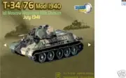 DRAGON ARMOR 60149 1/72 T-34/76 Mod 1940 Tank 1st Moscow Motorized Rifle Div.
