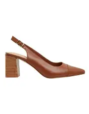 [Sandler] Kirsty Heeled Shoes in Cognac Leather
