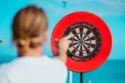 Formula Sports Professional Dart Board Surround one piece RED durable polyure...