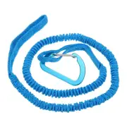 Kayak Paddle Leash, Stretchable Paddle Lanyard Safety Rod Holder Tool, Blue