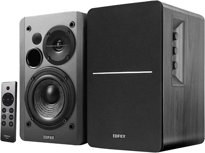 【Upgraded】 R1280Dbs Active Bluetooth Bookshelf Speakers - Optical Input - 2.0 Wi