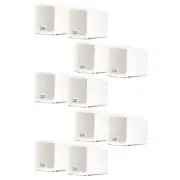 Acoustic Audio AA321W Indoor Mount Speakers 2000W White 5 Pair Pack AA321W-5Pr