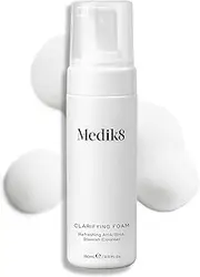 Medik8 Clarifying Foam - Exfoliating AHA/BHA Facial Cleanser - Purifying, Decongesting & Anti-Imperfection - Hydrates & Smooths - Blemish-Prone Skin