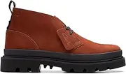 [Clarks] Badell DB - Men's Ankle Boots - Size 46 (EU) 11 (UK), brown, 12 US