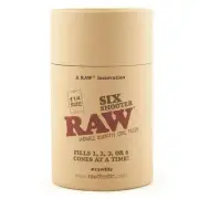 RAW Six Shooter Filling Machine For 1 1/4 Pre Rolled Rolling Paper Cones