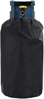 Propane Cylinder Cover,Sun Protection Travel Trailer Tank Cover - Waterproof Oxford Fabric Shield with Adjustable Drawstring for Patio Camping Outdoor BBQ