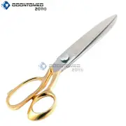 New 8" Tailor Scissors Gold Handle Sewing Dressmaking Upholstery Fabric Shears