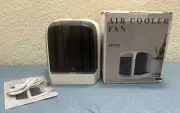 Set Of 2 Air Cooler Mini USB Air Conditioner Fan 380ml Water Tank