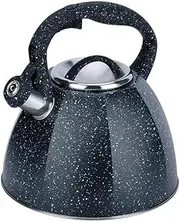 Frafuo 3.5L Whistling Stovetop Tea Kettle-SS316 Stainless Steel Camping Kettle with Loud Whistle & Ergonomic Handle, Compatible with Gas, Induction, Electric Stoves