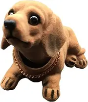 Car Bobble Head Decoration - Funny Bobble Head Dog Statue for Dashboard Mood | Cheerful Car Bobble Figurine, Vivid Puppy Figurine for Desk for Animal Fans and Car Decoration E