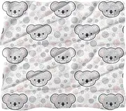 Koala Cartoon Bears Throw Blanket Flannel Blankets Microfiber Fleece Blanket,Bed and Sofa 59.0x78.7 Blankets