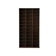 Adjustable 12 Row Book Shelf Storage Unit 3 Colours