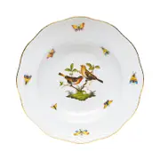 Herend Rothschild Bird Rimmed Soup Bowl, Motif #9