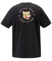 Onitsuka Tiger Original GRAPHIC TEE T-Shirt Black L Size Japan EXCLUSIVE