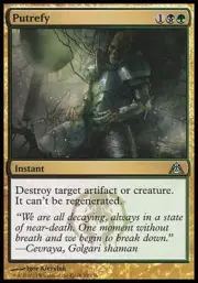 1x Putrefy Dragon's Maze MtG Magic Gold Uncommon 1 x1 Card Cards