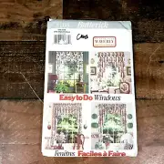 Sewing Pattern Butterick 3103 Easy to do Windows - Valences