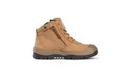 Mongrel 461050 Zipsider Scuff Cap Safety Steel Toe Work Boots - Wheat