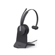 Yealink BH70 Bluetooth Wireless Mono Headset with Stand Teams USB-C/A, 3mic noise cancellation up to 35h Talk time BT51 C Dongle with Type A Adapter