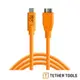 限時★.. TETHER TOOLS CUC3315-ORG TETHER Pro 傳輸線 USB-C to 3.0 Micro-B 4.6M 延長線 公司貨【全館點數5倍送】【跨店APP下單最高24%點數!!】