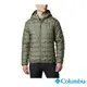 Columbia 哥倫比亞 男款 - Delta Ridge™ 保暖羽絨連帽外套-軍綠 UWE09540AG-HF