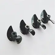 QONXIX 4pcs PC Propeller 2-Blade Semi-immersed Paddle Shaft Hole 3mm/4mm for RC Electric Boat Ship Model Dia 30mm 32mm 34mm 36mm 38mm RC Boat Propellers (Color : 4pcs Dia 34mm)
