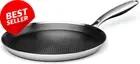 12" Nonstick Stainless Steel Crepe Pan Skillet Griddle Induction Safe